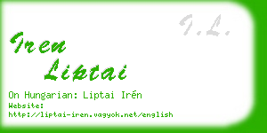 iren liptai business card